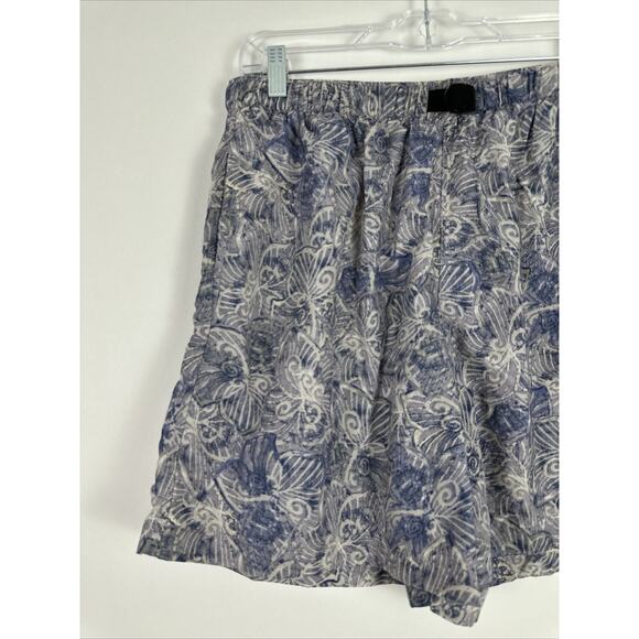 Vintage Columbia Large Purple Floral Printed Shorts Belted - Picture 2 of 15